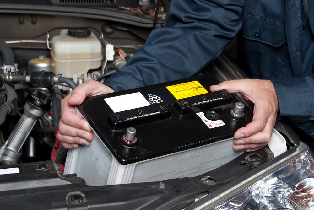 A Car Battery Replacement